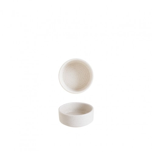 Μπωλ Premium Vitrified Στοιβαζόμενο 35cc φ6cm Λευκό Πάγου σειρά LIORA Ripple BONNA Σετ 24 c540820