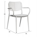 ΠΟΛΥΘΡΟΝΑ ΤΡΑΠΕΖΑΡΙΑΣ HILLIARD HM6644 02 ΑΛΟΥΜΙΝΙΟ ΣΕ ΛΕΥΚΟ 56x58x80Υεκ c540851