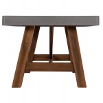 ΤΡΑΠΕΖΙ ΤΡΑΠΕΖΑΡΙΑΣ MAEVE HM6575 01 ΓΚΡΙ ΤΣΙΜΕΝΤΟ--ΞΥΛΟ ΑΚΑΚΙΑΣ 200x100x75Υεκ c540930