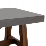 ΤΡΑΠΕΖΙ ΤΡΑΠΕΖΑΡΙΑΣ MAEVE HM6575 01 ΓΚΡΙ ΤΣΙΜΕΝΤΟ--ΞΥΛΟ ΑΚΑΚΙΑΣ 200x100x75Υεκ c540930