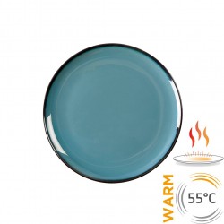 Σετ 6 θερμαινόμενα πιάτα πορσελάνης μπλε 27cm c54116