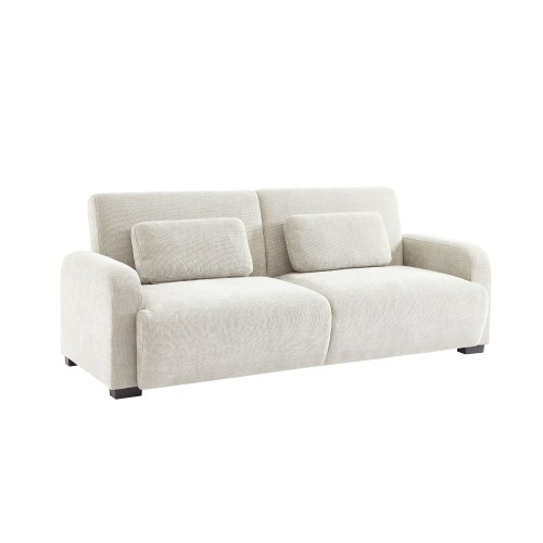 NUBO ΚΑΝΑΠΕΣ ΚΡΕΒΑΤΙ 3ΘΕΣΙΟΣ OFF WHITE 213x93x86cm c541529
