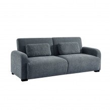 NUBO ΚΑΝΑΠΕΣ ΚΡΕΒΑΤΙ 3ΘΕΣΙΟΣ ΓΚΡΙ 213x93x86cm c541531