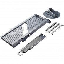 Μαντολίνο ρυθμιζόμενο 9 5cm με 3 λεπίδες Julienne Professional BENRINER Japan c541565