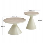 ΣΕΤ 2 ΤΡΑΠΕΖΙA ΣΑΛΟΝΙΟΥ LYNX HM18316 94 Β ΔΙΑΛΟΓΗΣ-ΜΕΤΑΛΛΟ SINTERED STONE TOP c541574