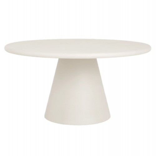 ΤΡΑΠΕΖΙ ΤΡΑΠΕΖΑΡΙΑΣ ΣΤΡΟΓΓΥΛΟ RAIKO HM6573 02 ΜΠΕΖ FIBER CEMENT Φ130x75Υεκ c541583