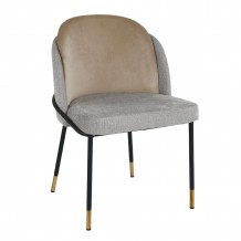 ASTON ΚΑΡΕΚΛΑ ΓΚΡΙ ΑΝΟΙΧΤΟ ΜΑΥΡΟ 55x55x78cm SET 4τμχ c541605