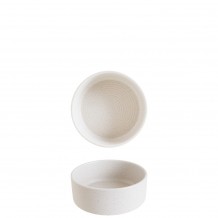 Μπωλ Premium Vitrified Στοιβαζόμενο 415cc φ13cm Λευκό Πάγου σειρά LIORA Ripple BONNA Σετ 12 c541609