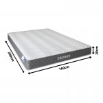 Στρώμα Dreamer pakoworld pocket spring compressed διπλής όψης 20cm 160x200εκ c541638