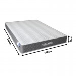 Στρώμα Dreamer pakoworld pocket spring compressed διπλής όψης 20cm 140x190εκ c541640