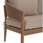 ΣΕΤ ΣΑΛΟΝΙ ΕΞ ΧΩΡΟΥ 4ΤΜΧ KANU HM6416 ΞΥΛΟ ΑΚΑΚΙΑΣ-ΜΕΤΑΛΛΟ-ΣΧΟΙΝΙ -- ΜΠΕΖ c541650