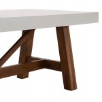 ΤΡΑΠΕΖΙ ΤΡΑΠΕΖΑΡΙΑΣ MAEVE HM6575 02 ΜΠΕΖ FIBER CEMENT--ΞΥΛΟ ΑΚΑΚΙΑΣ 200x100x75Υεκ c541653