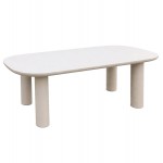 ΤΡΑΠΕΖΙ ΤΡΑΠΕΖΑΡΙΑΣ KIORA HM6597 02 ΜΠΕΖ FIBER CEMENT 200x100x75Υεκ c541656