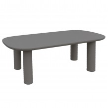 ΤΡΑΠΕΖΙ ΤΡΑΠΕΖΑΡΙΑΣ KIORA HM6597 01 ΓΚΡΙ FIBER CEMENT 200x100x75Υεκ c541657