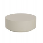 ΤΡΑΠΕΖΙ ΜΕΣΗΣ ΣΤΡΟΓΓΥΛΟ KYOKO HM6579 02 ΜΠΕΖ FIBER CEMENT Φ90x34Υεκ c541660