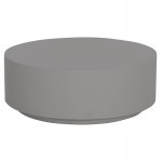 ΤΡΑΠΕΖΙ ΜΕΣΗΣ ΣΤΡΟΓΓΥΛΟ KYOKO HM6579 01 ΓΚΡΙ FIBER CEMENT Φ90x34Υεκ c541661