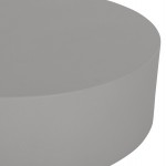 ΤΡΑΠΕΖΙ ΜΕΣΗΣ ΣΤΡΟΓΓΥΛΟ KYOKO HM6579 01 ΓΚΡΙ FIBER CEMENT Φ90x34Υεκ c541661