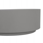 ΤΡΑΠΕΖΙ ΜΕΣΗΣ ΣΤΡΟΓΓΥΛΟ KYOKO HM6579 01 ΓΚΡΙ FIBER CEMENT Φ90x34Υεκ c541661