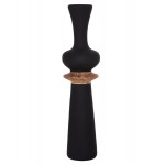 ΔΙΑΚΟΣΜΗΤΙΚΟ ΒΑΖΟ ΔΑΠΕΔΟΥ NEBULA HM4660 01L FIBER CEMENT ΜΑΥΡΟ--ΞΥΛΟ ΤΕΑΚ Φ45x172Υεκ c541664