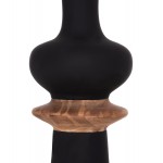 ΔΙΑΚΟΣΜΗΤΙΚΟ ΒΑΖΟ ΔΑΠΕΔΟΥ NEBULA HM4660 01L FIBER CEMENT ΜΑΥΡΟ--ΞΥΛΟ ΤΕΑΚ Φ45x172Υεκ c541664