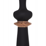 ΔΙΑΚΟΣΜΗΤΙΚΟ ΒΑΖΟ ΔΑΠΕΔΟΥ NEBULA HM4660 01L FIBER CEMENT ΜΑΥΡΟ--ΞΥΛΟ ΤΕΑΚ Φ45x172Υεκ c541664