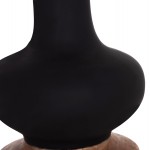 ΔΙΑΚΟΣΜΗΤΙΚΟ ΒΑΖΟ ΔΑΠΕΔΟΥ NEBULA HM4660 01L FIBER CEMENT ΜΑΥΡΟ--ΞΥΛΟ ΤΕΑΚ Φ45x172Υεκ c541664