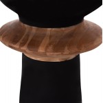 ΔΙΑΚΟΣΜΗΤΙΚΟ ΒΑΖΟ ΔΑΠΕΔΟΥ NEBULA HM4660 01L FIBER CEMENT ΜΑΥΡΟ--ΞΥΛΟ ΤΕΑΚ Φ45x172Υεκ c541664