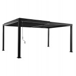 ΠΕΡΓΚΟΛΑ-ΚΙΟΣΚΙ ΜΕ ΚΙΝΟΥΜΕΝΕΣ ΠΕΡΣΙΔΕΣ FRANIO HM6610 01 ΑΛΟΥΜΙΝΙΟ ΜΑΥΡΟ 300x400x240Υεκ c541666