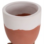 ΓΛΑΣΤΡΕΣ ΣΕΤ 2ΤΜΧ SEON HM4686 08 TERRACOTTA ΣΕ ΛΕΥΚΟ ΤΕΡΑΚΟΤΑ--TEAK ΒΑΣΗ c541717
