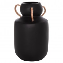 ΔΙΑΚΟΣΜΗΤΙΚΟ ΒΑΖΟ MIBO HM4688 01M ΤΕΡΑΚΟΤΑ ΜΑΥΡH--ΧΕΡΟΥΛΙΑ ΦΥΣΙΚΟ RATTAN Φ16 5x26Υεκ c541719