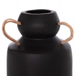 ΔΙΑΚΟΣΜΗΤΙΚΟ ΒΑΖΟ MIBO HM4688 01M ΤΕΡΑΚΟΤΑ ΜΑΥΡH--ΧΕΡΟΥΛΙΑ ΦΥΣΙΚΟ RATTAN Φ16 5x26Υεκ c541719