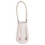 ΕΠΙΤΡΑΠΕΖΙΟ ΦΑΝΑΡΙ ERANTYL HM4696 02L ΛΕΥΚΟ FIBER CEMENT ΧΕΡΟΥΛΙ RATTAN Φ17x27Yεκ c541725