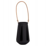 ΕΠΙΤΡΑΠΕΖΙΟ ΦΑΝΑΡΙ ERANTYL HM4696 01L ΜΑΥΡΟ FIBER CEMENT ΧΕΡΟΥΛΙ RATTAN Φ17x27Yεκ c541726