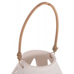 ΕΠΙΤΡΑΠΕΖΙΟ ΦΑΝΑΡΙ ERANTYL HM4696 02S ΛΕΥΚΟ FIBER CEMENT ΧΕΡΟΥΛΙ RATTAN Φ25x17Yεκ c541728