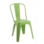 RELIX PP Καρέκλα Στοιβαζόμενη PP Απόχρωση Lime c541741