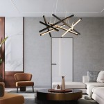 Φωτιστικό οροφής Luminis pakoworld led μέταλλο μαύρο 85x85x40εκ c541750