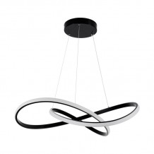 Φωτιστικό οροφής Artisun pakoworld led μέταλλο μαύρο Φ56x100εκ c541754