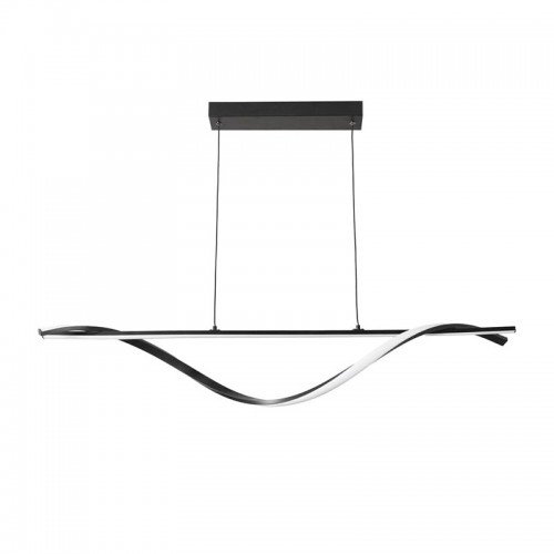 Φωτιστικό οροφής Infinity pakoworld led μέταλλο μαύρο 120x12x150εκ c541755