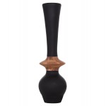 ΔΙΑΚΟΣΜΗΤΙΚΟ ΒΑΖΟ ΔΑΠΕΔΟΥ NEBULA HM4660 01M FIBER CEMENT ΜΑΥΡΟ--ΞΥΛΟ ΤΕΑΚ Φ45x148Υεκ c541779