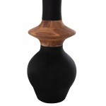 ΔΙΑΚΟΣΜΗΤΙΚΟ ΒΑΖΟ ΔΑΠΕΔΟΥ NEBULA HM4660 01M FIBER CEMENT ΜΑΥΡΟ--ΞΥΛΟ ΤΕΑΚ Φ45x148Υεκ c541779