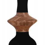 ΔΙΑΚΟΣΜΗΤΙΚΟ ΒΑΖΟ ΔΑΠΕΔΟΥ NEBULA HM4660 01S FIBER CEMENT ΜΑΥΡΟ--ΞΥΛΟ ΤΕΑΚ Φ45x115Υεκ c541780