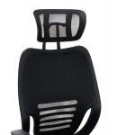 ΚΑΡΕΚΛΑ ΓΡΑΦΕΙΟΥ BRIEF HM1206 01 ΜΑΥΡΟ MESH--ΒΑΣΗ ΧΡΩΜΙΟΥ 63x64x122Υεκ c541785