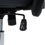 ΚΑΡΕΚΛΑ ΓΡΑΦΕΙΟΥ BRIEF HM1206 02 ΓΚΡΙ MESH--ΒΑΣΗ ΧΡΩΜΙΟΥ 63x64x122Υεκ c541786