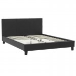 Κρεβάτι με στρώμα Nevil-Dreamer pakoworld pu μαυρο 150x200εκ c541802
