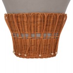 ΤΡΑΠΕΖΙ ΣΑΛΟΝΙΟΥ PERRAL HM18164 03L FIBER CEMENT ΓΚΡΙ-ΦΥΣΙΚΟ RATTAN--Φ55x45Υεκ c541810