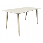 Τραπέζι Vista pakoworld αλουμίνιο σε μπεζ απόχρωση 150x80x72εκ c541836