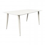 Τραπέζι Vista pakoworld αλουμίνιο σε λευκη απόχρωση 150x80x72εκ c541837