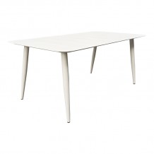 Τραπέζι Vista pakoworld αλουμίνιο σε λευκη απόχρωση 150x80x72εκ c541837