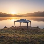 Κιόσκι Gazebo pakoworld μεταλλικός σκελετός - ύφασμα ανθρακί 3x3m c541849