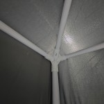 Κιόσκι Gazebo pakoworld μεταλλικός σκελετός - ύφασμα ανθρακί 3x3m c541849